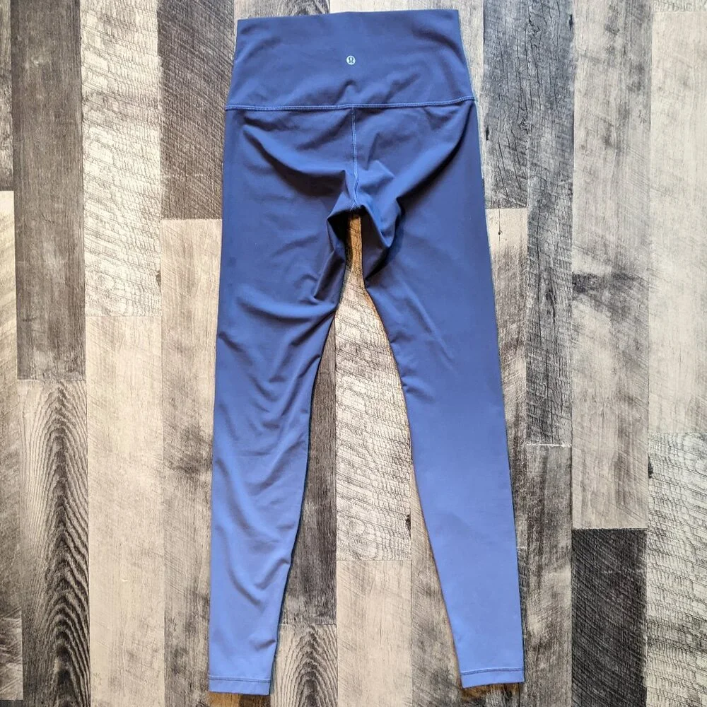 Lululemon Wunder Under Leggings High Rise Pants Ombre Grey Purple - Picture 3 of 6